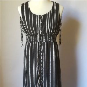 Long Maxi Striped Dress